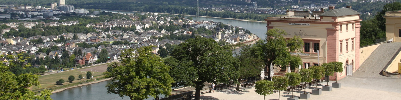 Die Festung Ehrenbreitstein in Koblenz